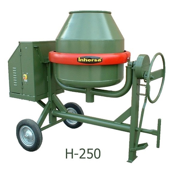 Inhersa H-250 - Hormigonera profesional Monofásica 220V - Referencia A1720